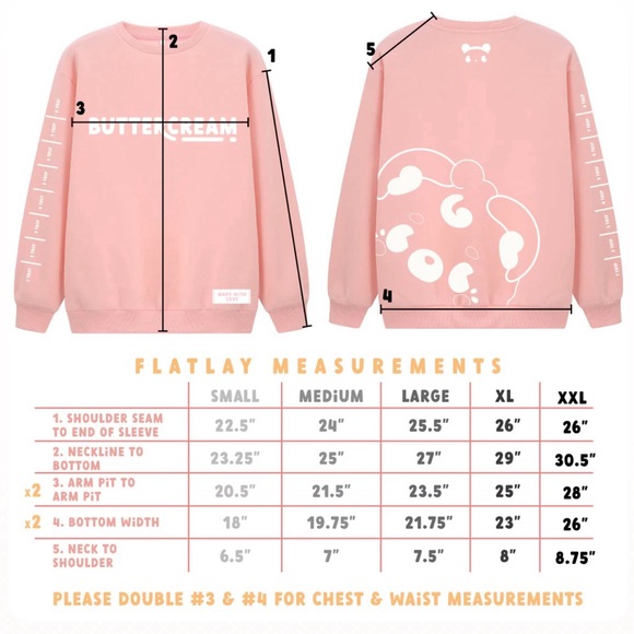 Buttercream Baking Bear Made With Love Sweatshirt - Picture 3 of 9